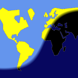 Mapa de día et noche