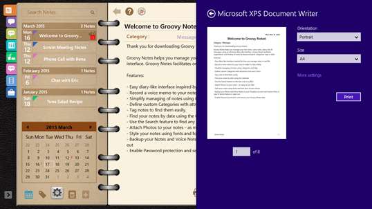Groovy Notes - Text, Voice Notes & Digital Organizer screenshot 6