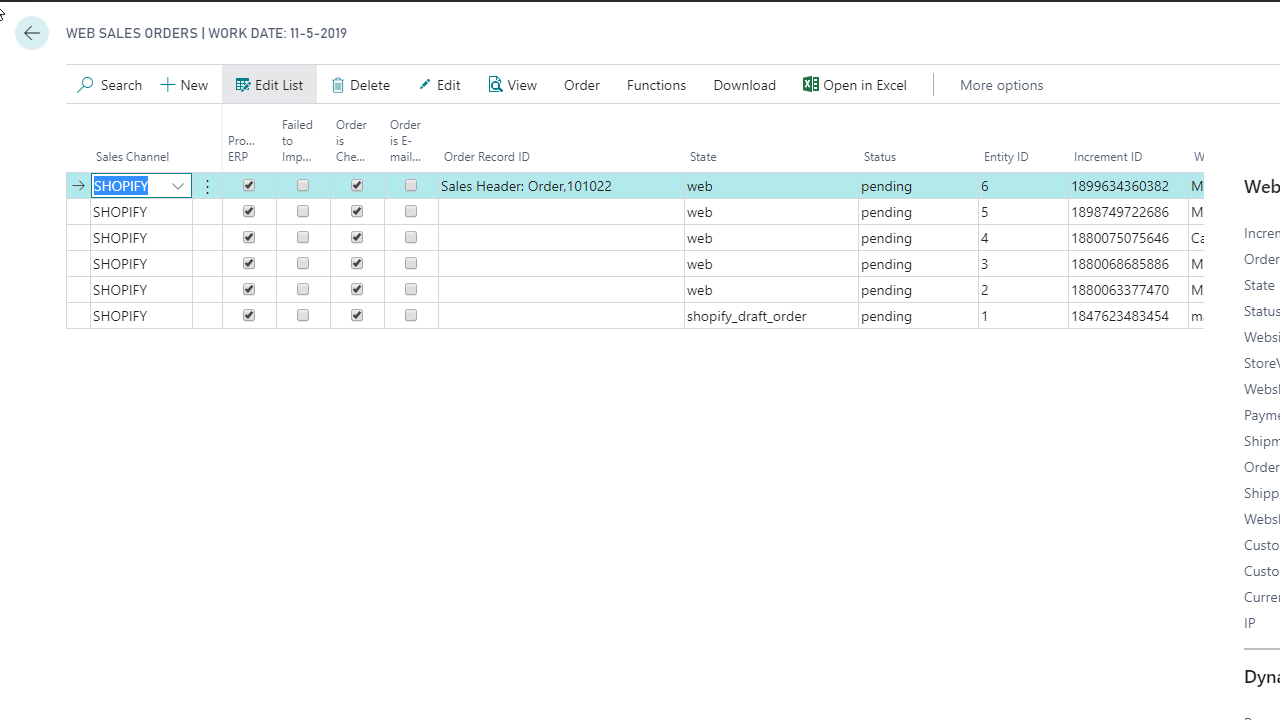 Snapshot 2 of Tinx Shopify Connector