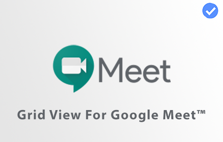 Grid View For Google Meet small promo image