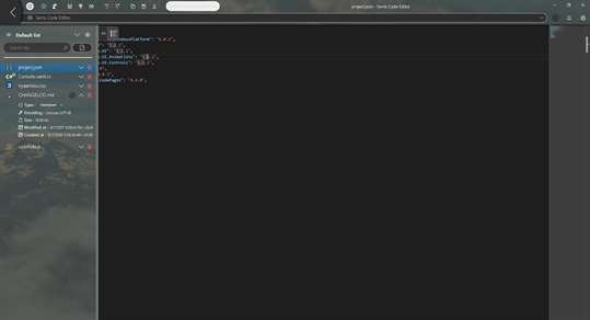 Serris Code Editor screenshot 1