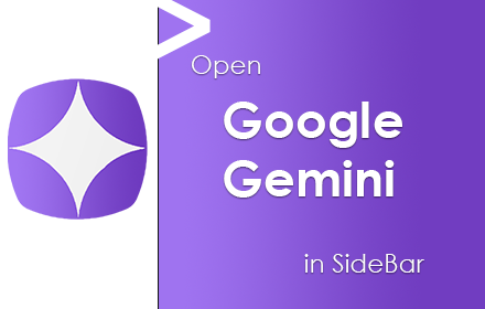 Open Google Gemini™ in SideBar - GESideBar small promo image