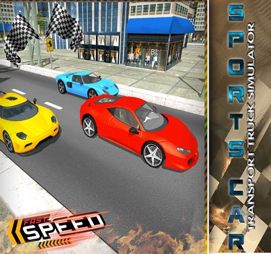 Sports Car Transport Truck Simulator screenshot 3