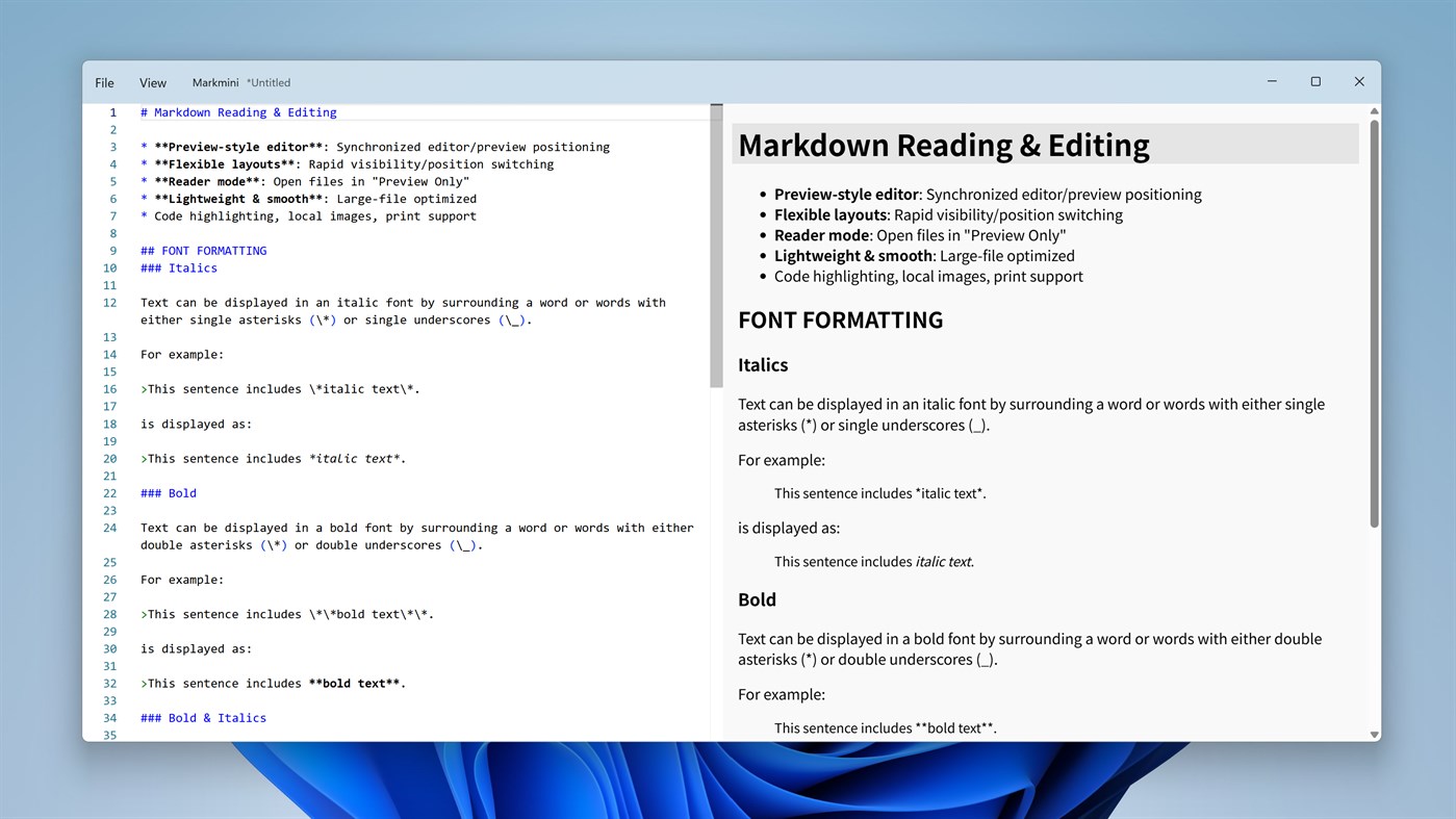 #1. Markmini (Windows) By: Pig Star