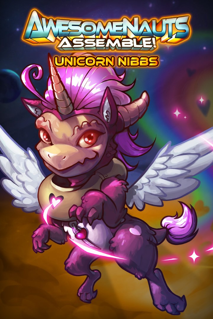Unicorn Nibbs - Awesomenauts Assemble! Skin | Xbox | Chiave | Privato