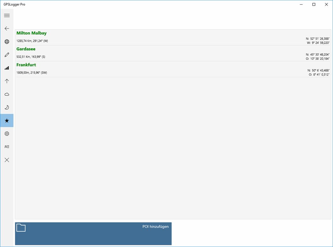 #7. GPSLogger Pro (Windows) 由: Patrick Mortara