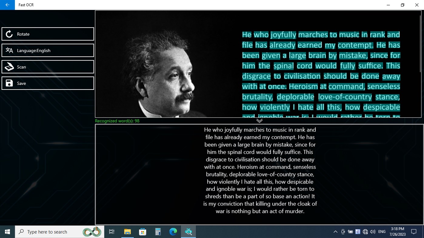 #2. Fast OCR (Windows) Podle: LAT