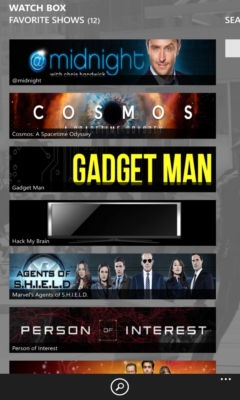 Watch Box for Windows 10 Mobile