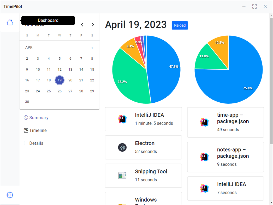 #1. TimePilot - Automatic Productivity Tracker (Windows) Podle: Gamixio