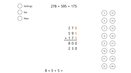 Partial Sums Addition screenshot 4