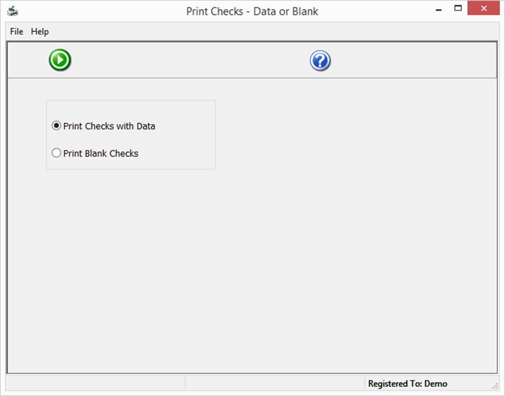 #1. Print Checks (Windows) โดย: WWW.JUSTAPPS.COM
