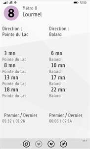 Paris Transports horaires screenshot 4