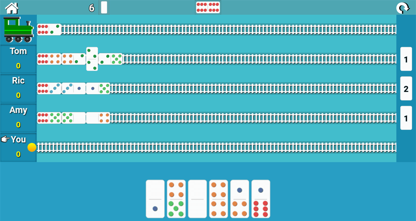#2. Train Dominoes Game (Windows) بواسطة: ALGOTECH SOFTWARE