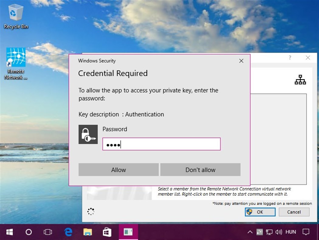 #9. Remote Network Connection (Windows) Με: CloudTrust Kft.