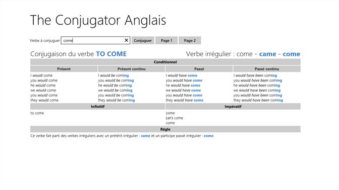 Buy The Conjugator Anglais Microsoft Store