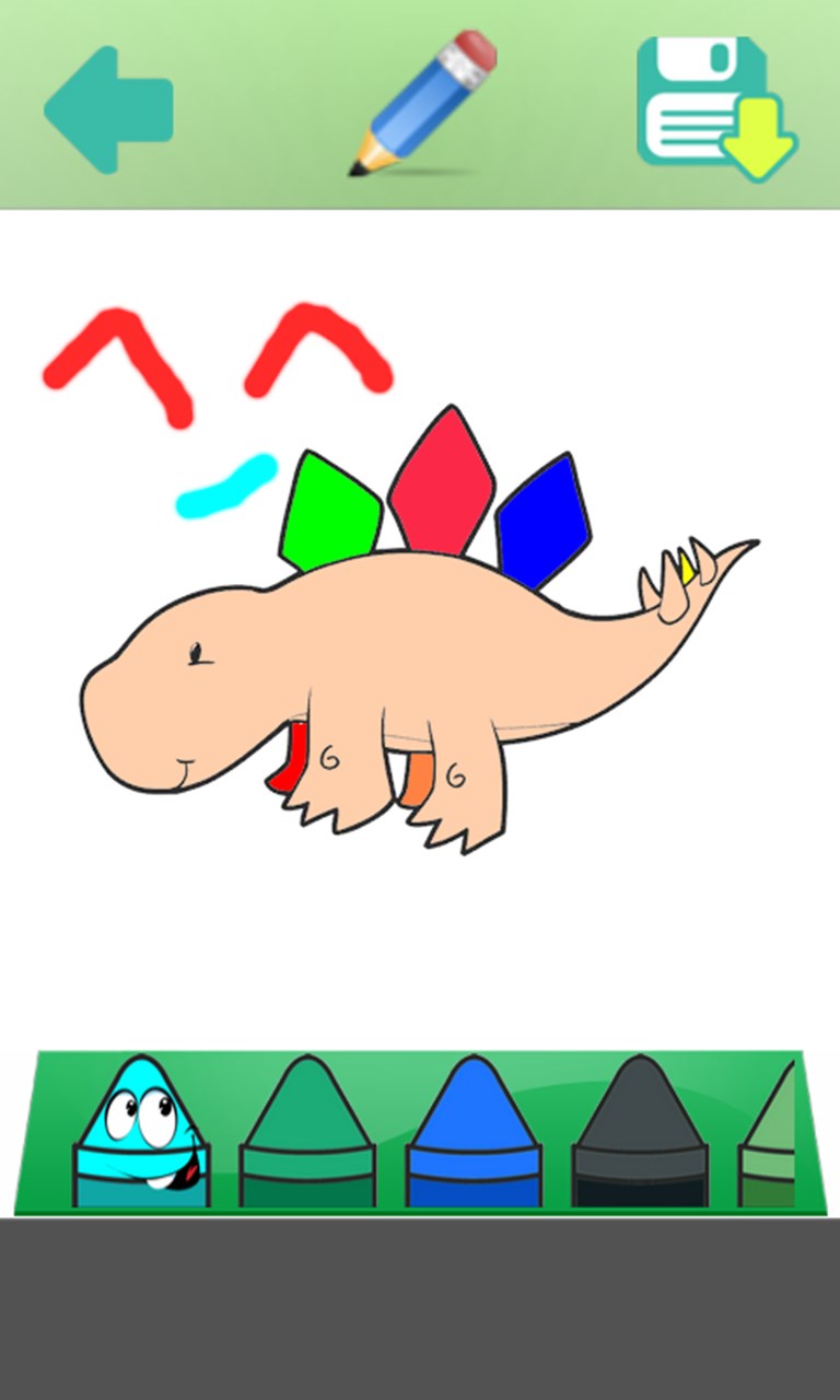 Dinosaurs Coloring Book for Windows 10 Mobile