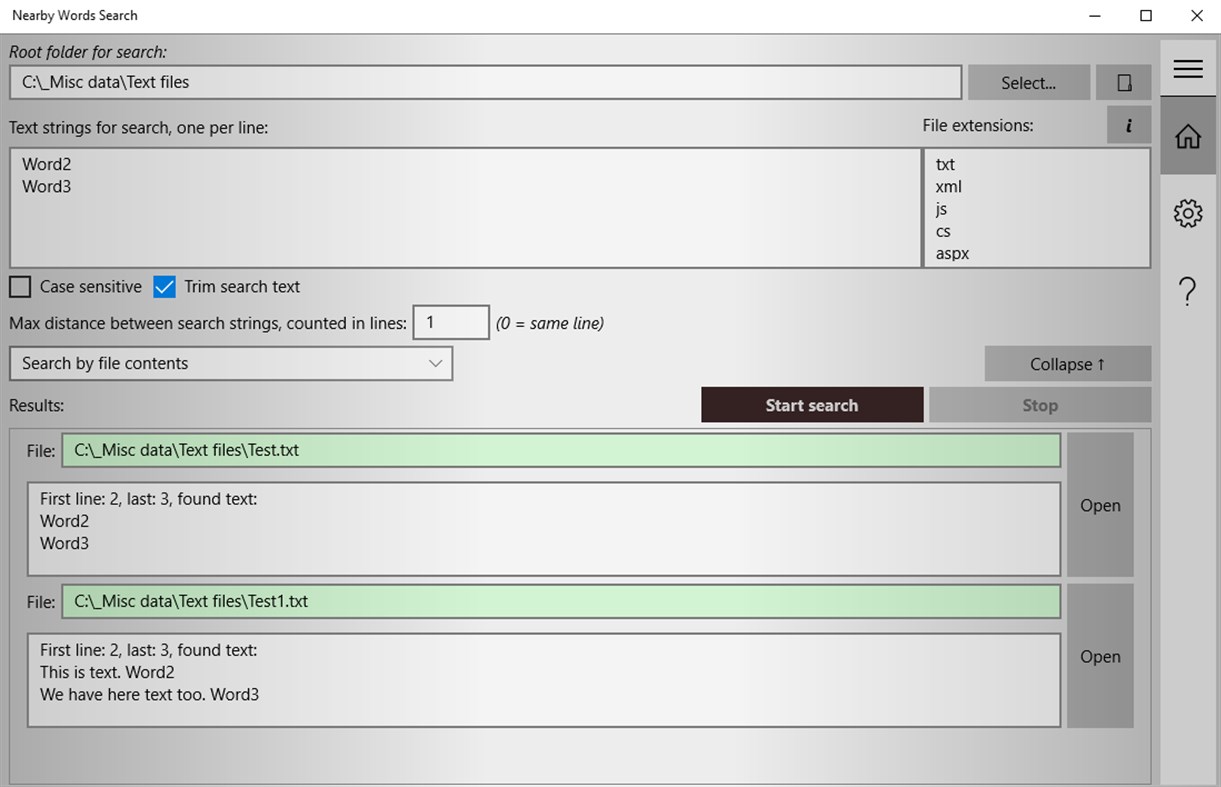 #1. Nearby Words Search (Windows) 게시자: Sergey Lyutko