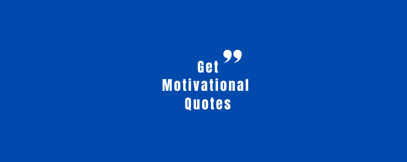 Get Motivational Quotes marquee promo image