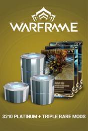 Warframe®: 3210 Platinum + Triple Rare Mods