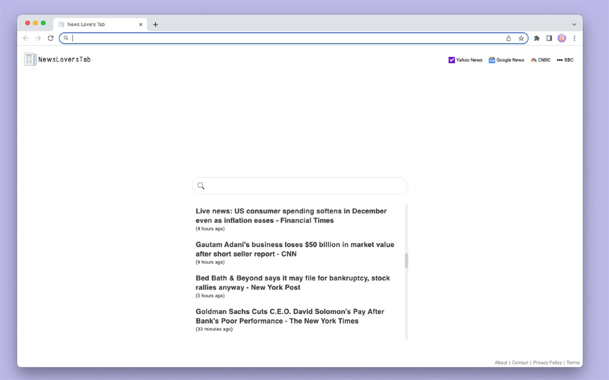 News Lovers Tab