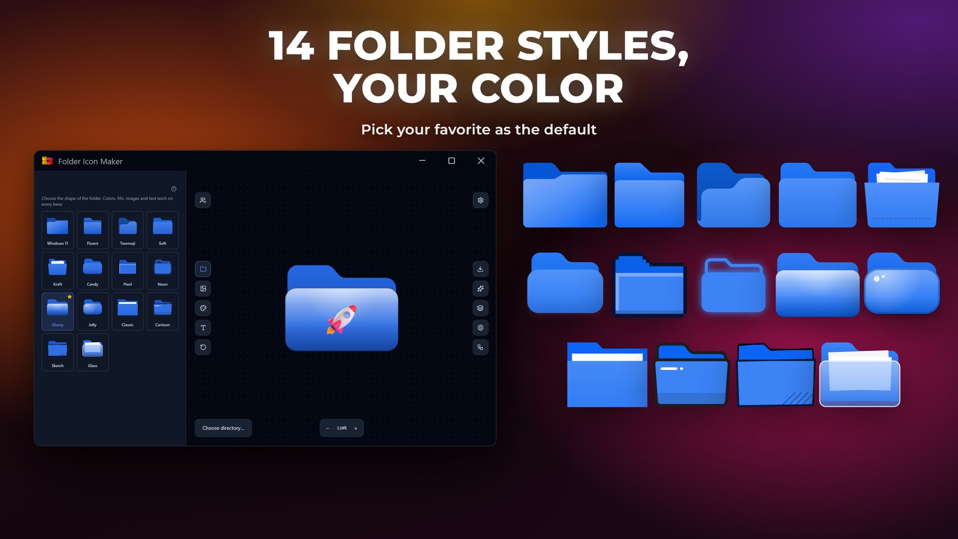 Folder Icon Maker – Change Folder Color & Customize Icons screenshot