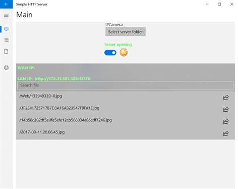 Simple HTTP Server Screenshots 1
