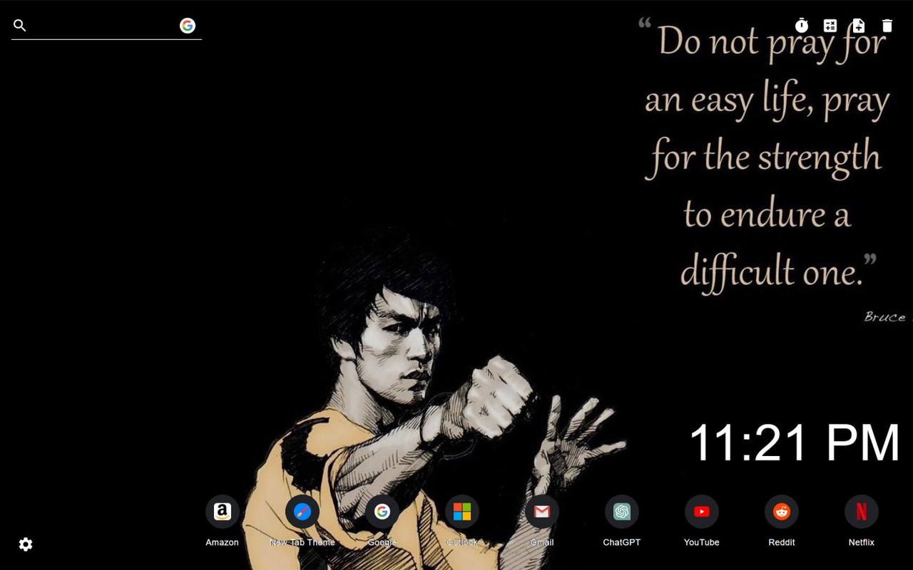 Motivational Quote Wallpaper New Tab