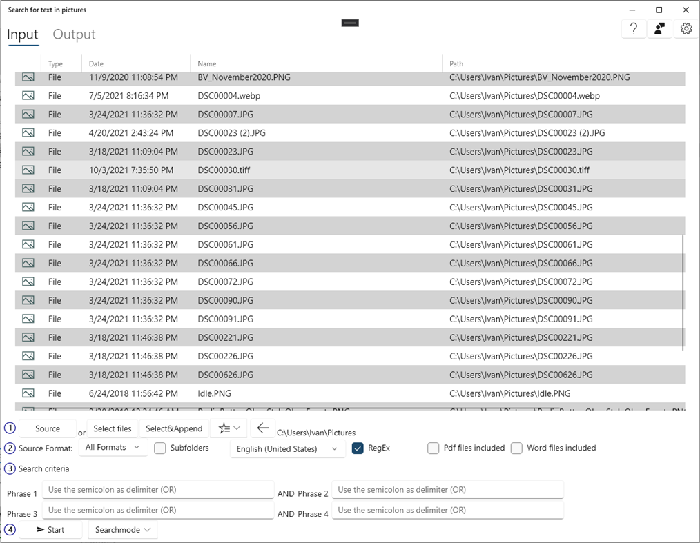 #1. Search for text in pictures (Windows) di: Ivan Makaruskin