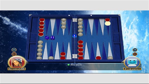 Hardwood Backgammon — 1