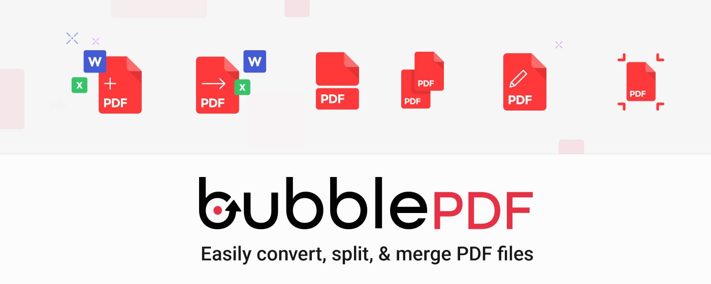 BubblePDF - Edit and Convert PDF files promo image