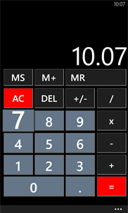 Speaking Calc screenshot 3