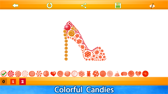 Candy Art Color by Number screenshot 3