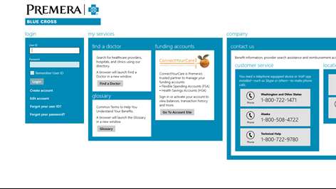 Premera Windows App Screenshots 1