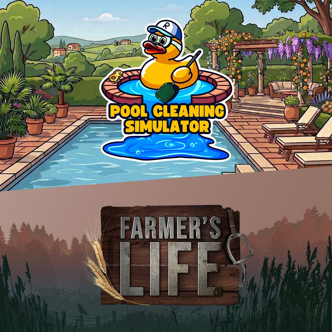 Pool Cleaning Simulator & Farmer's Life Bundle