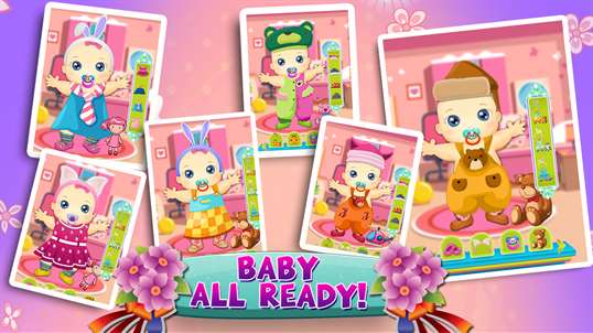 Kids Care Play - Dress up, Baby Bath, & Spa Salon with Baby Sitter screenshot 5
