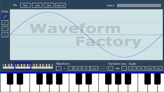 Waveform factory screenshot 1