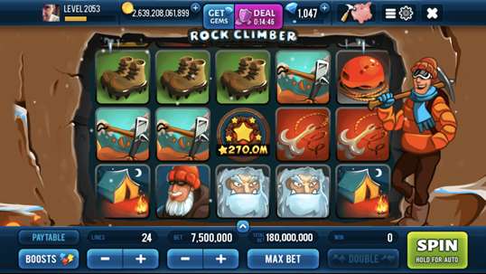 Rock Climber Slots screenshot 1