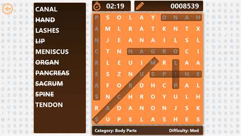Wordsearch# Screenshots 1