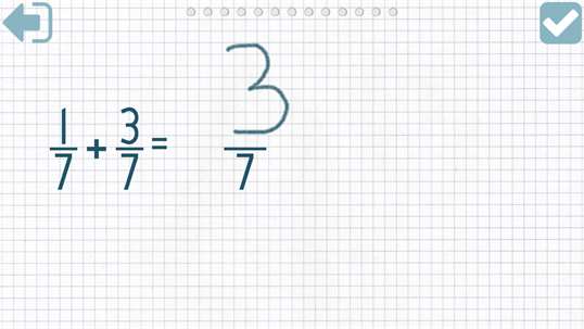 Add and subtract fractions - 5th grade math skills screenshot 6