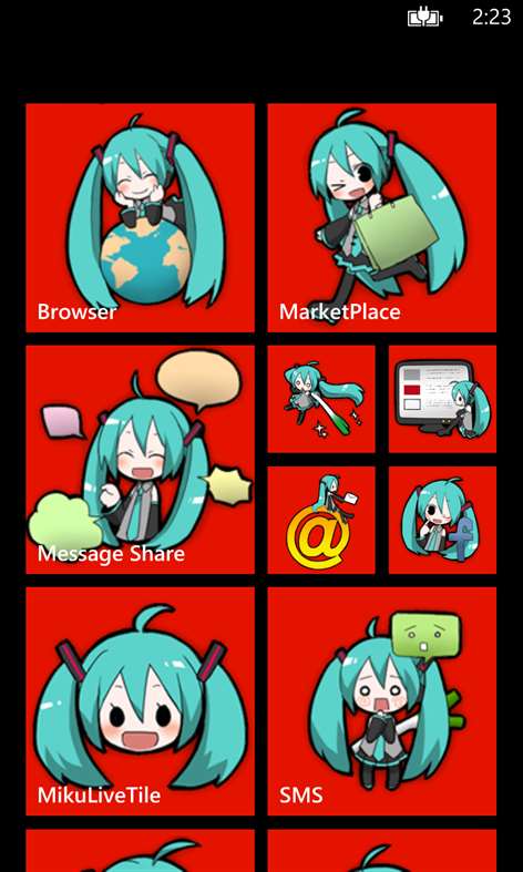 MikuLiveTile Screenshots 2