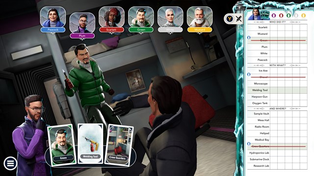 Clue: Polar Research Station Crime Scene Bundle screenshot 4