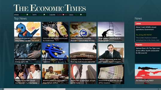 The Economic Times screenshot 1