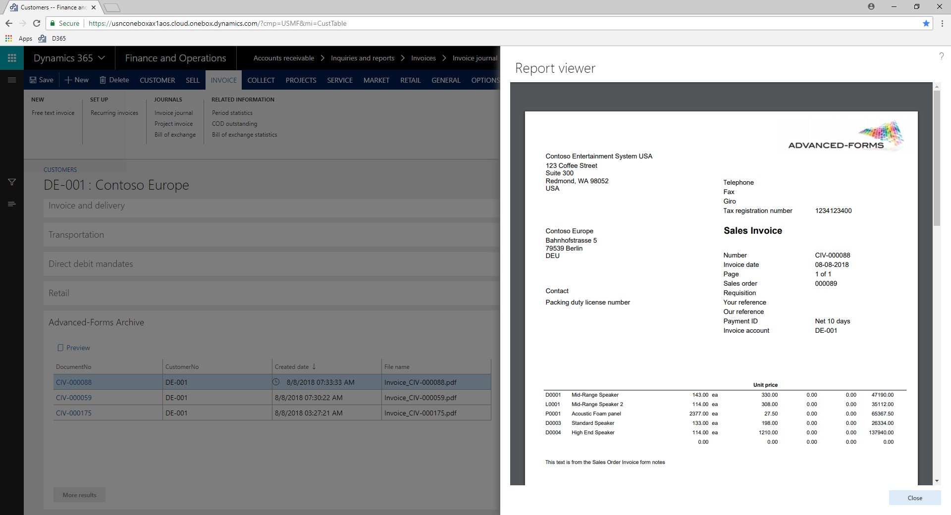 Snapshot 4 of Advanced-Forms® Document Creation and Distribution
