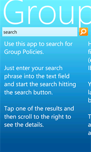 Group Policy Search screenshot 1