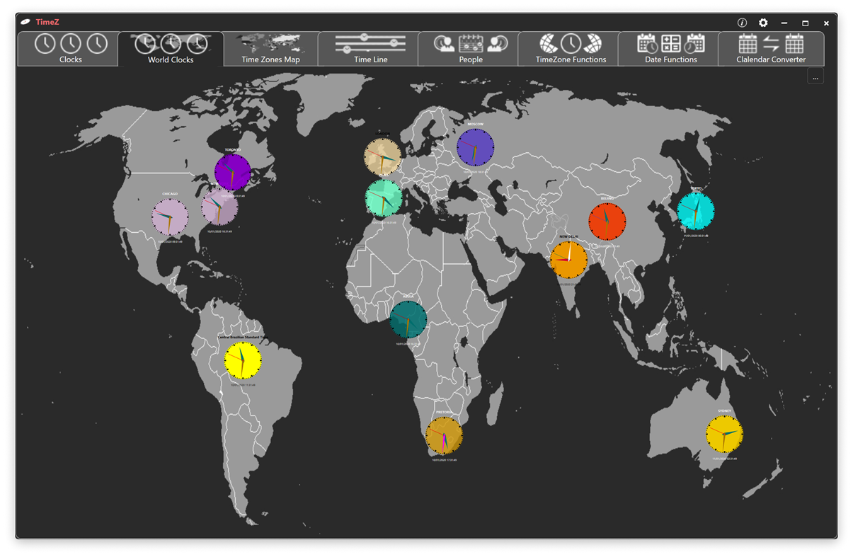 #3. TimeZ (Windows) Ved: Kiran Software Ltd