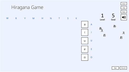 Hiragana Game for Windows 10 PC Free Download Best 