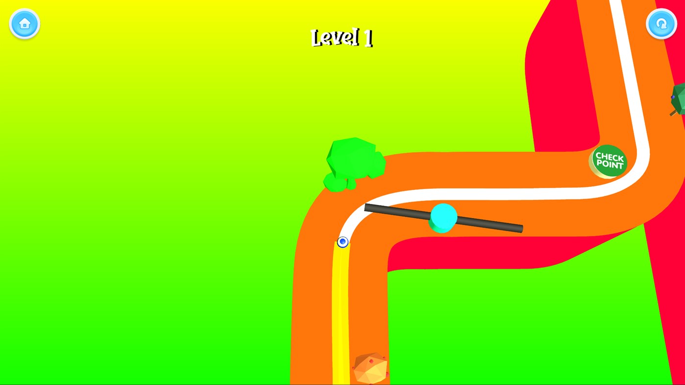 #3. Line Road Color 3D (Windows) بواسطة: Brain Games