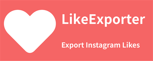 LikeExporter-Export Insta Likes(Email) marquee promo image