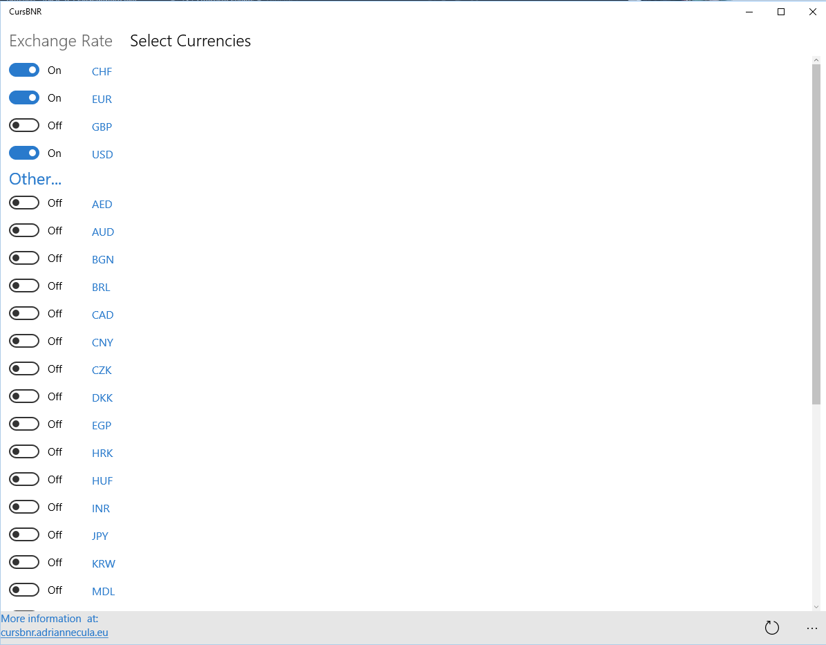 CursBNR - Windows에서 무료 다운로드 및 설치 | Microsoft Store