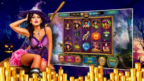 Slots: Lucky Witch - Casino Magic - Free Pokies Screenshots 1